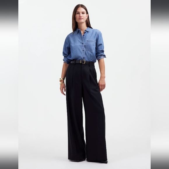 Madewell Pants - Madewell Harlow Super Wide Leg Trousers
